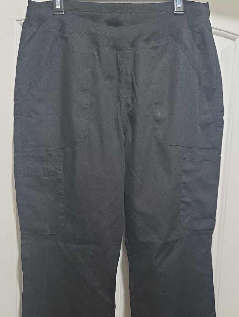 Men's Black Cargo Pants with Utility Pockets